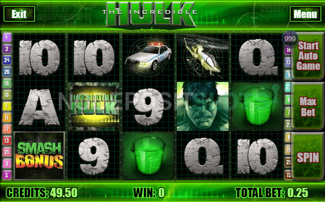 The Incredible Hulk Slot Preview